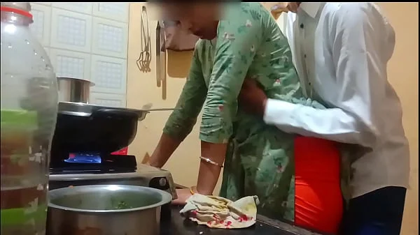 Indian sexy wife got fucked while cooking